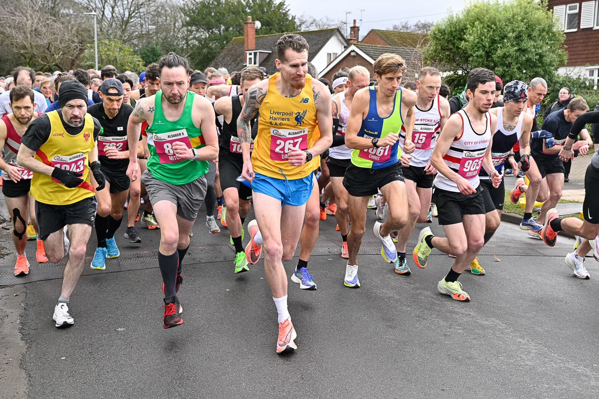 Runners taking part in a previous Alsager 5 race